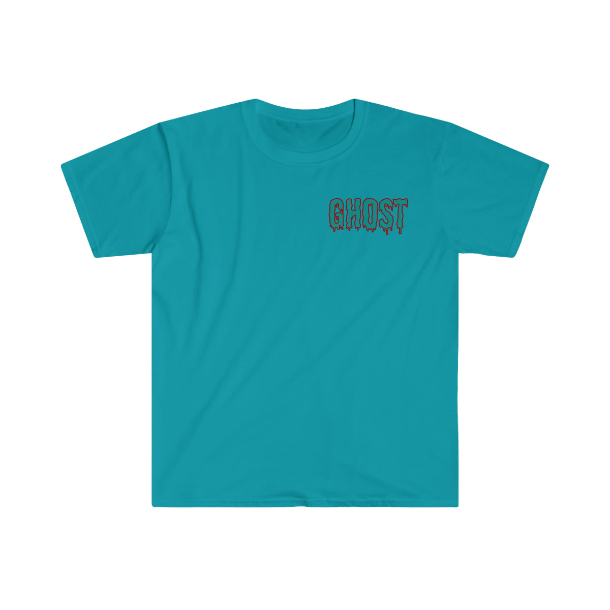 GHOST DARK CYAN/BLOOD RED LOGO